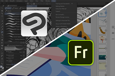 Clip Studio Paint vs Adobe Fresco