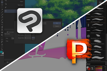 Clip Studio Paint vs Painter