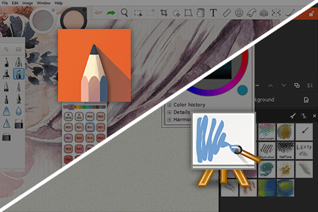 SketchBook vs MyPaint
