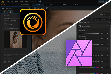 مقارنة بين برنامج PhotoDirector و Affinity Photo لتصميم الجرافيك