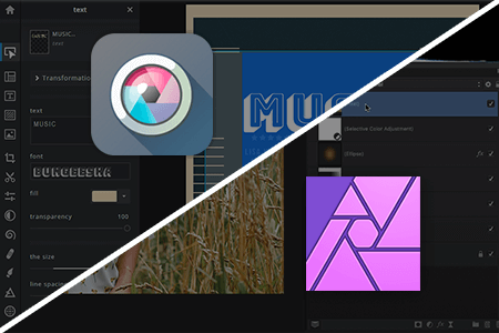 Pixlr vs Affinity Photo