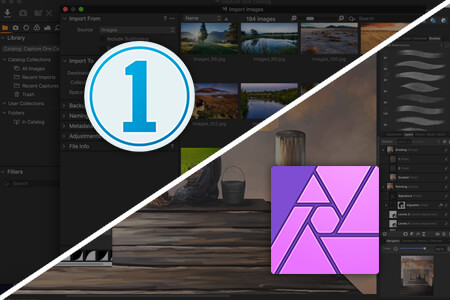 مقارنة  بين Capture One Pro مقابل Affinity Photo