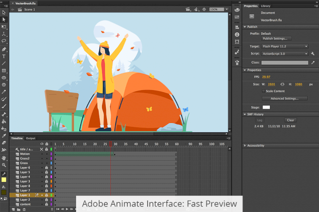 Где лучше анимировать adobe animate или adobe character animator