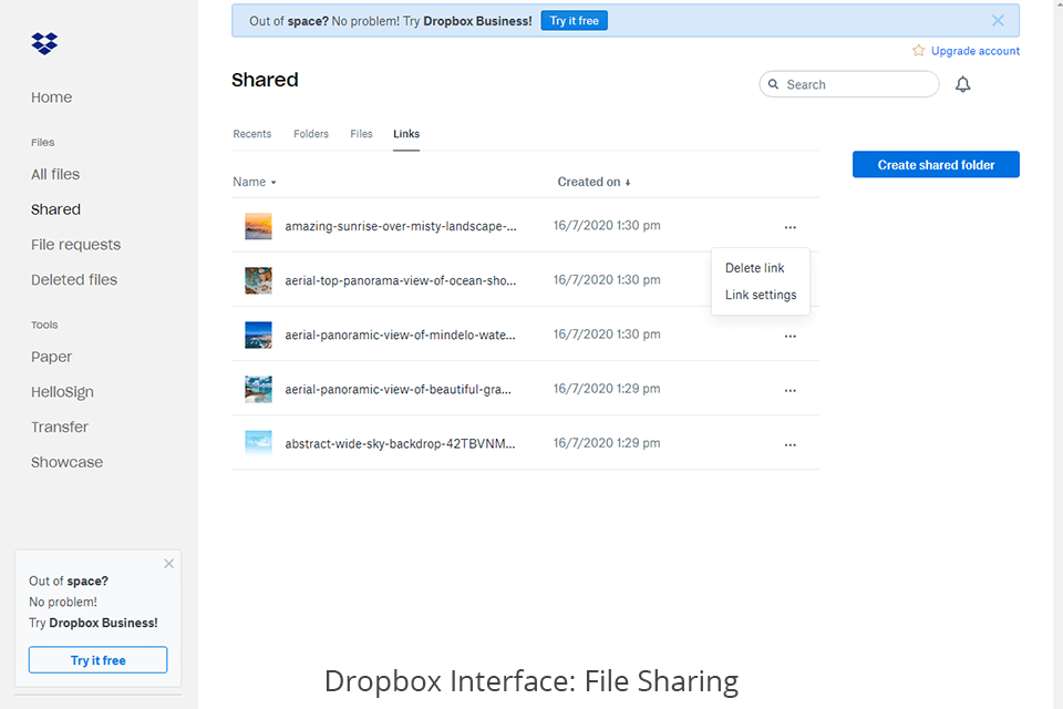 Как перенести файлы из dropbox в onedrive