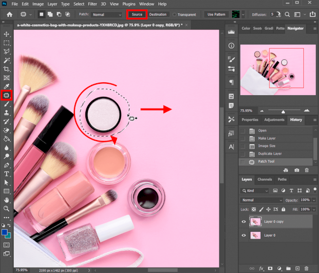 How to Use Patch Tool in 2 Basic Methods