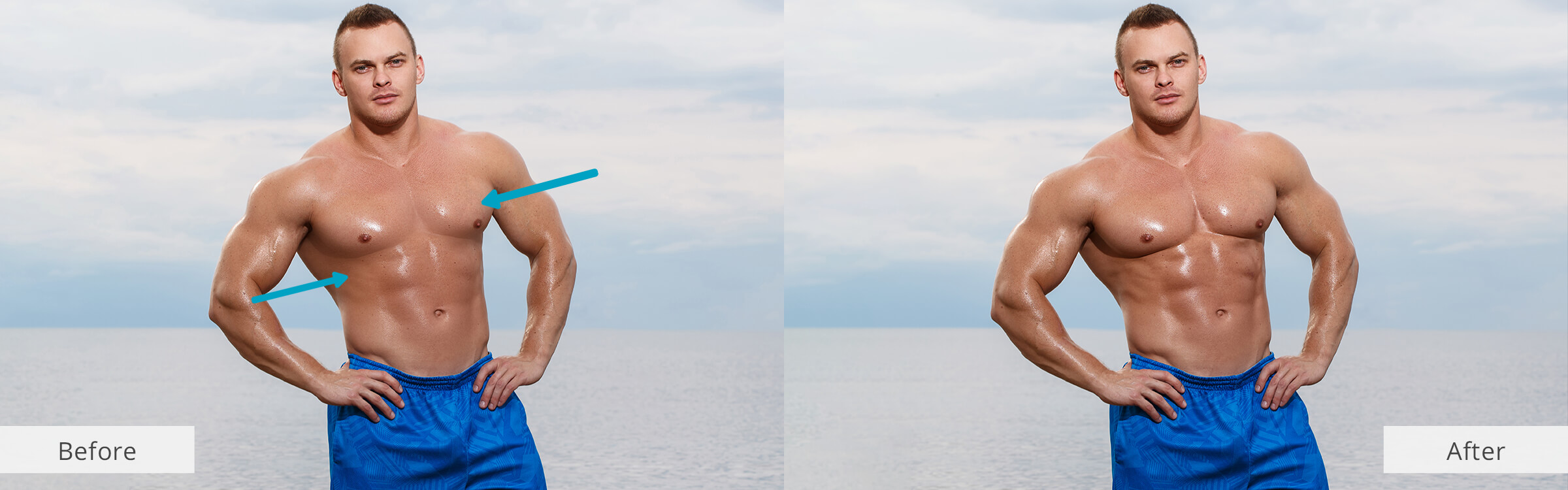 Online Muscle Editor for Android and iOS by FixThePhoto