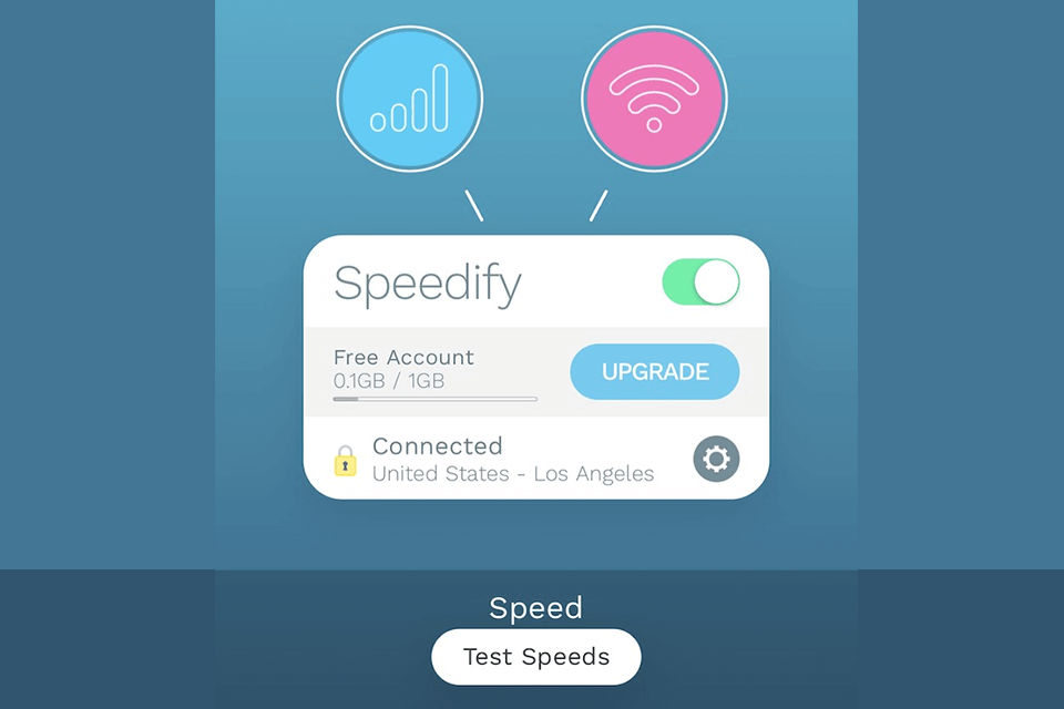 speedify interface