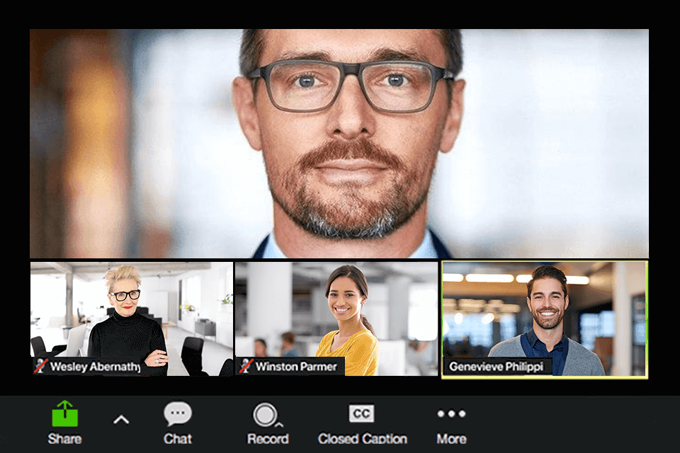 Video meeting software
