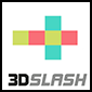 3d slash logo