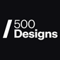 500 designs logo