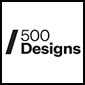 500 designs logo