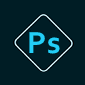 logo adobe photoshop express