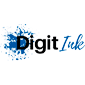 digitink blue digital pixel alternative logo