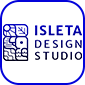 logo de estudio de diseño isleta