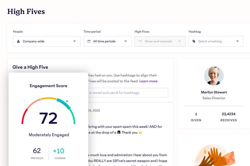 Using High Fives To Motivate Employees - 15Five
