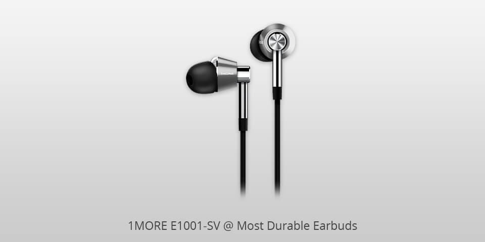 1more e1001-sv durable earbuds