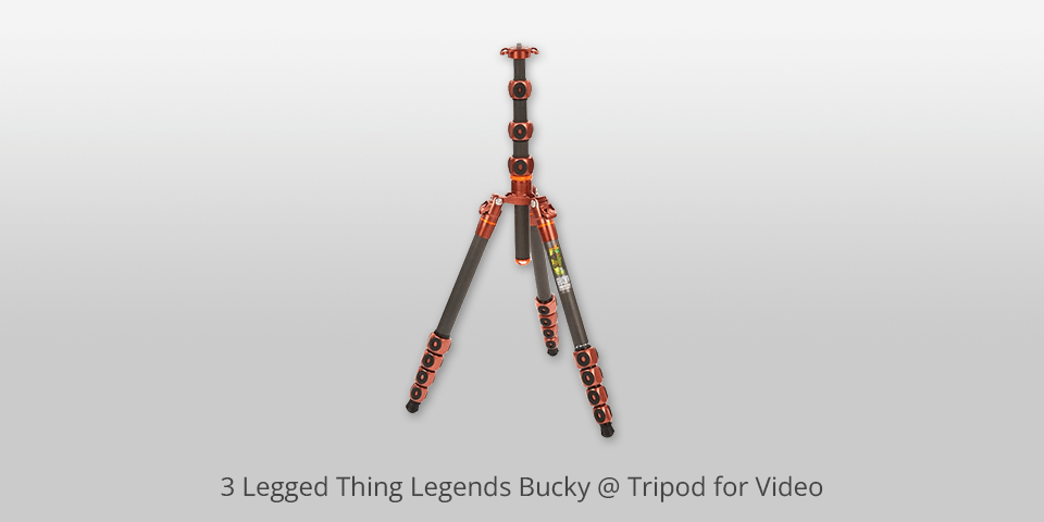 3 legged thing legends bucky video tripod