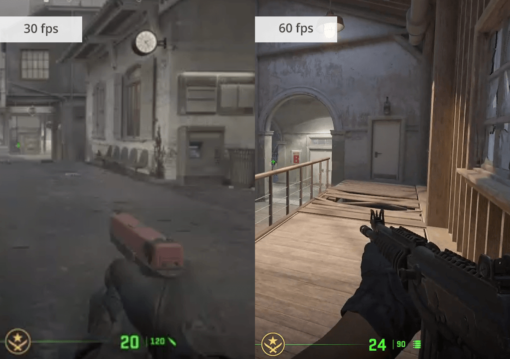 30 vs 60 fps