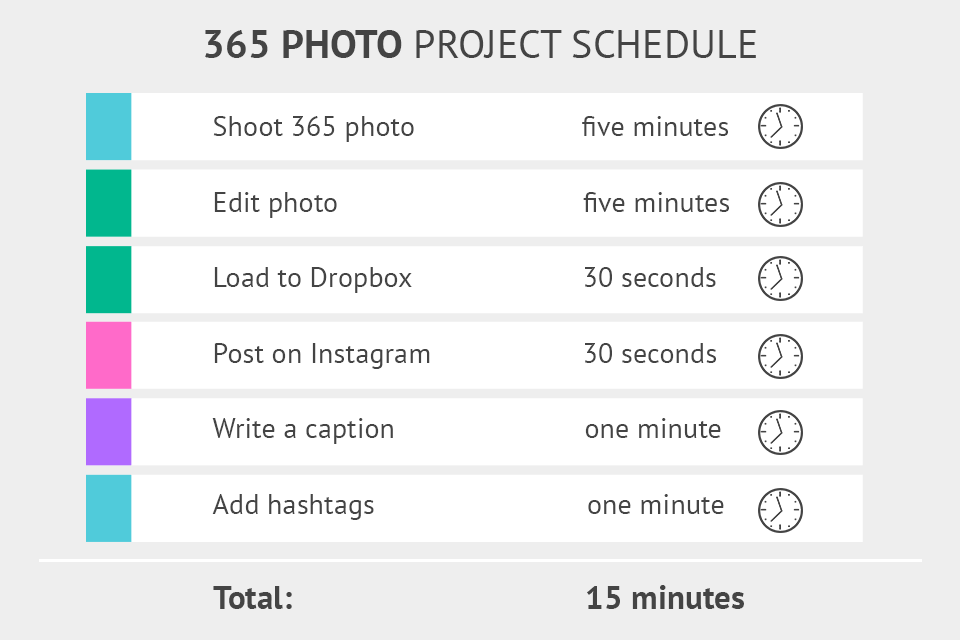 365 photo project camera schedule