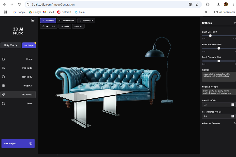 3d ai studio ai 3d model generator