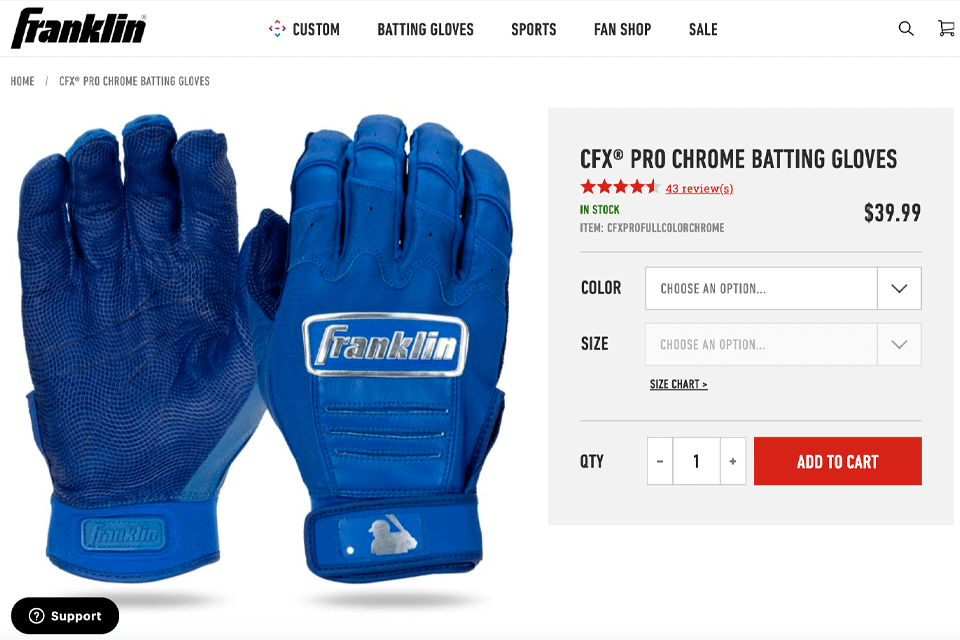 3d modeling in ecommerce franklin sports