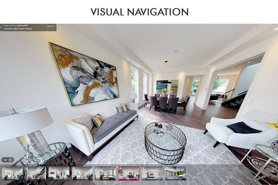 3d real estate photography visual navigation