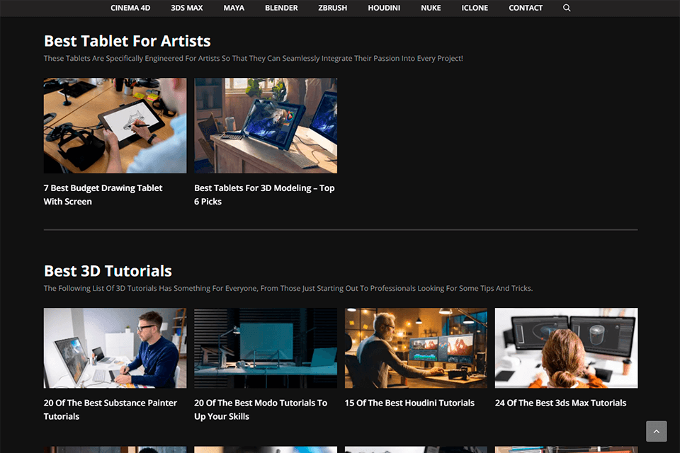 3d tutorials technology blog interface