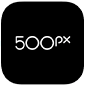 500px photography spots app logo