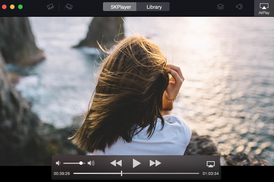 5kplayer واجهة مشغل ملفات vob