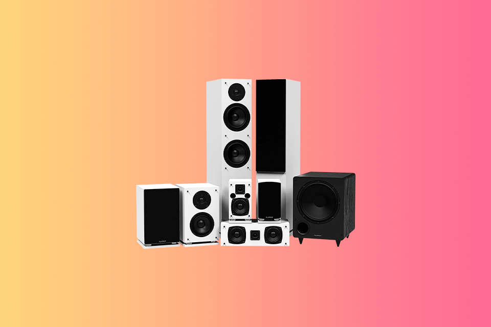 7.1 home theater speakers