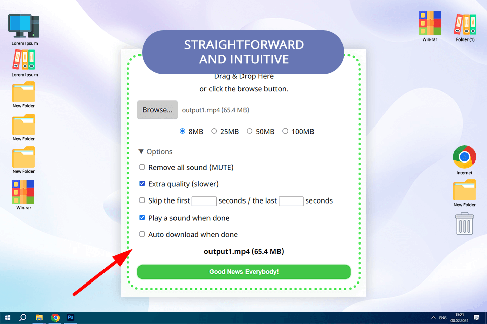 8mb video compressor for discord