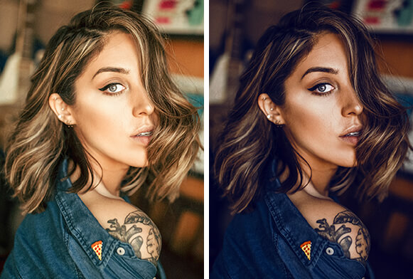 téléchargement d'actions rétro photoshop