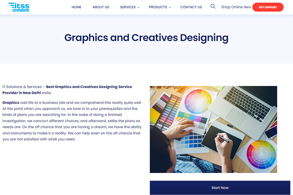 itssin graphics and creatives designing services image