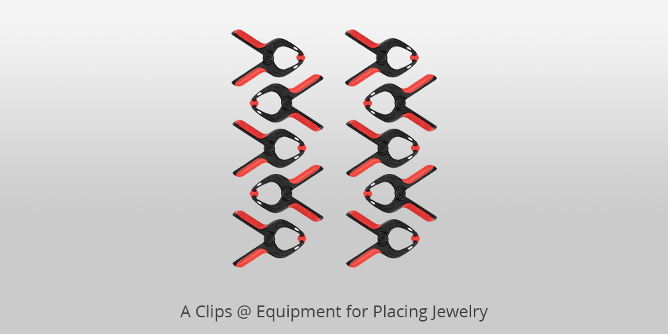 a clips jewelry photography kit