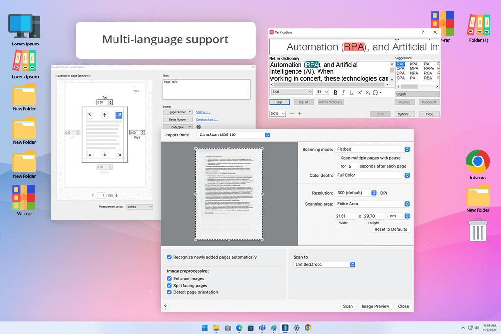 abbyy finereader document scanning software