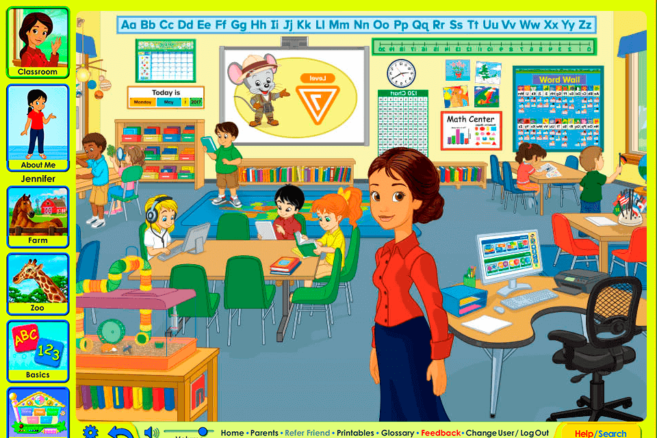 abcmouse.com learning apps for kids interface