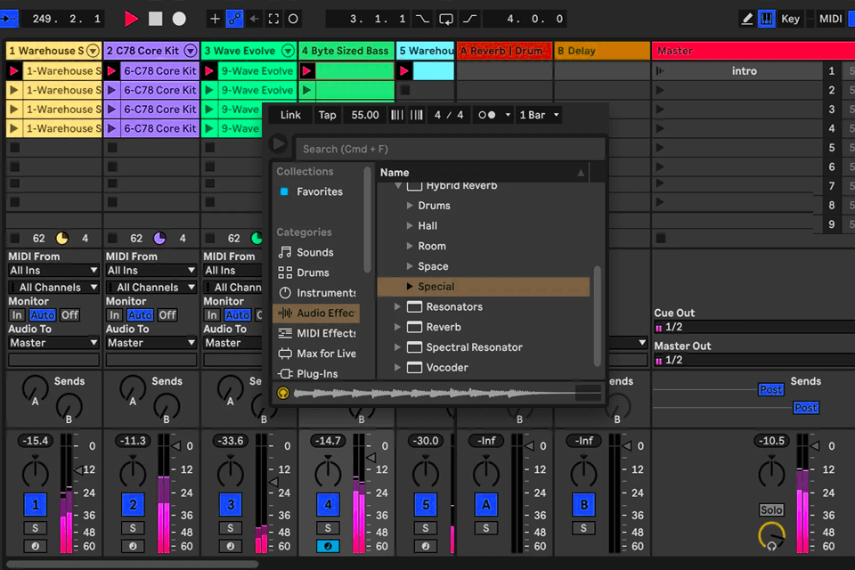ableton live daw for beginners interface