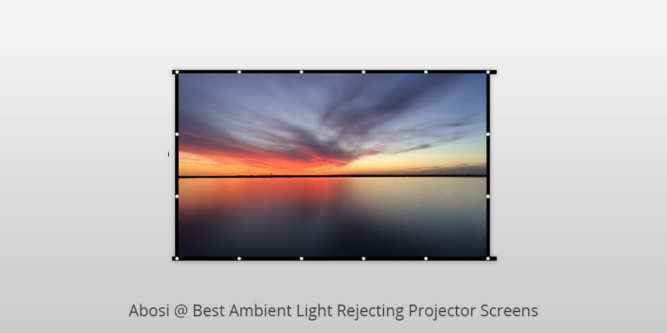 abosi ambient light rejecting projector screen