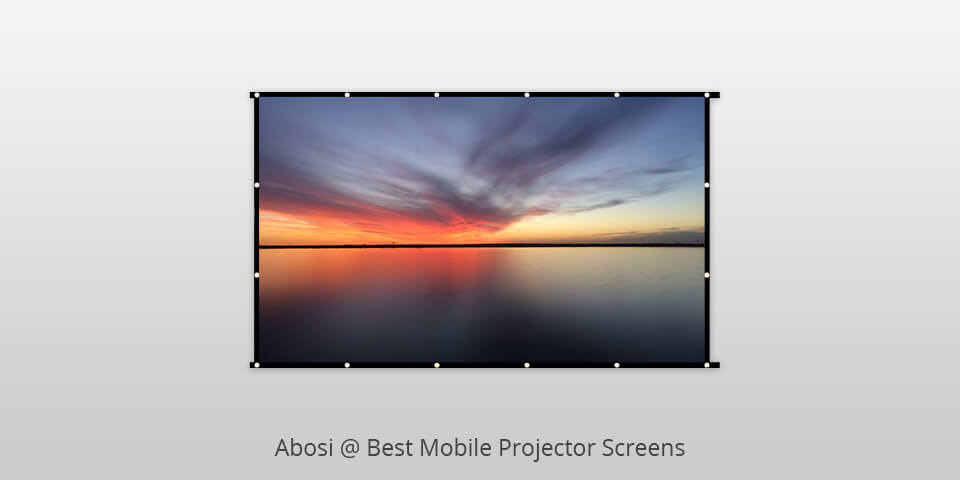 abosi mobile projector screen