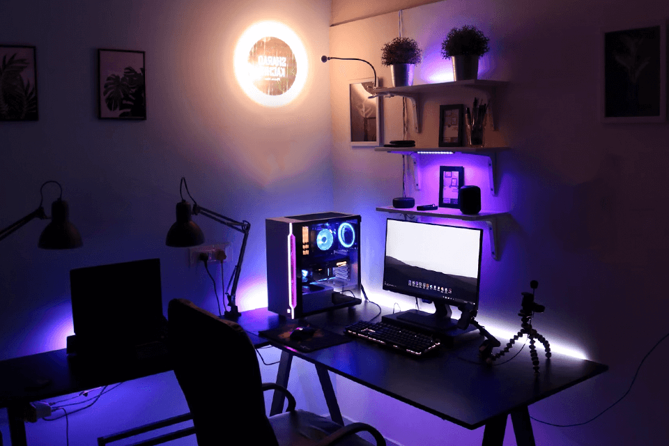 accent lighting for streaming