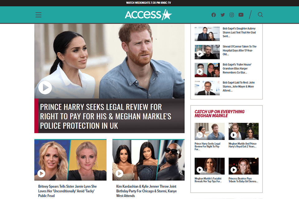 access entertainment blog