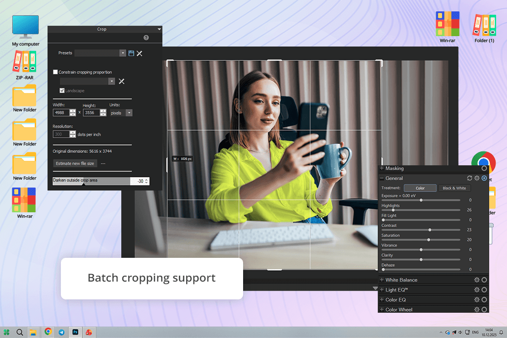acdsee photo studio cropping pictures app