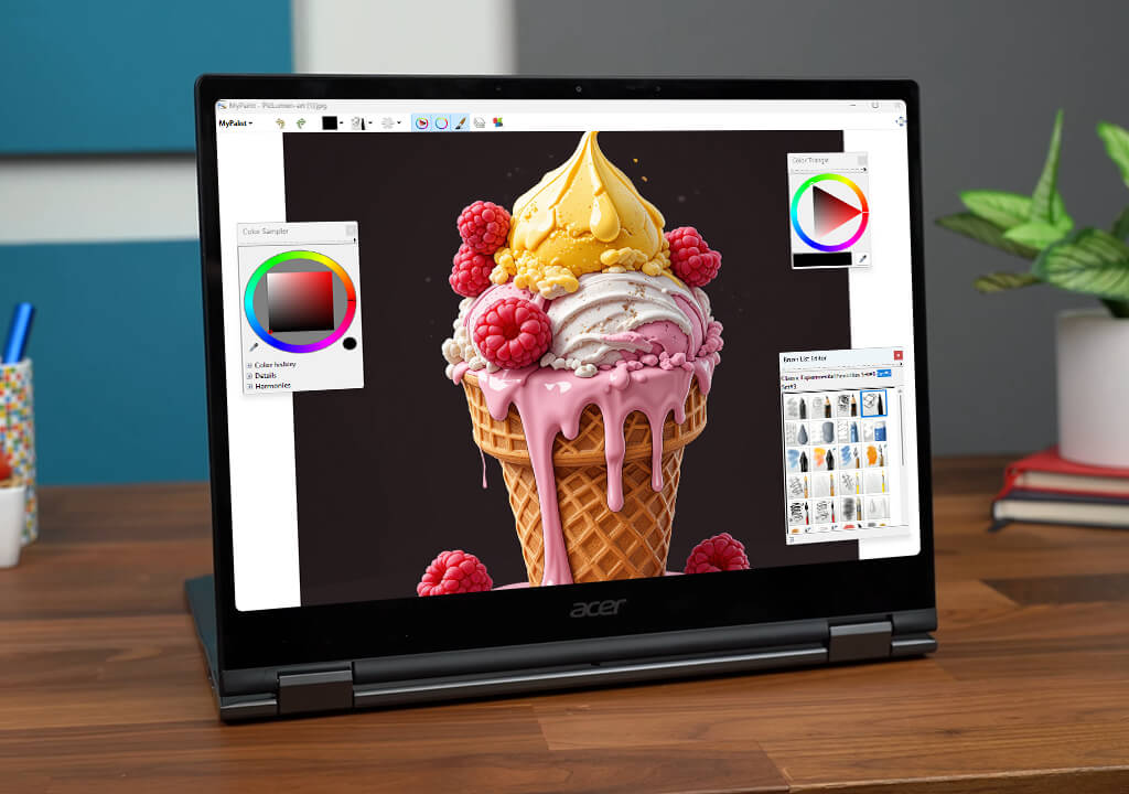 acer chromebook spin 714 laptop for drawing lifestyle