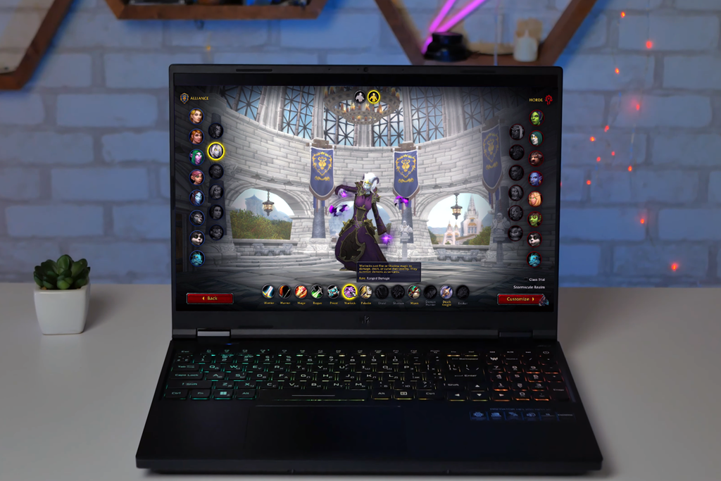 acer predator helios laptop for world of warcraft