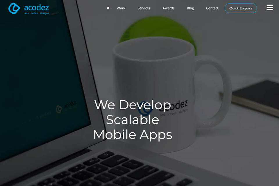 acodez web design company website