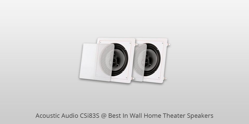 acoustic audio csi83s in wall home theater speakers