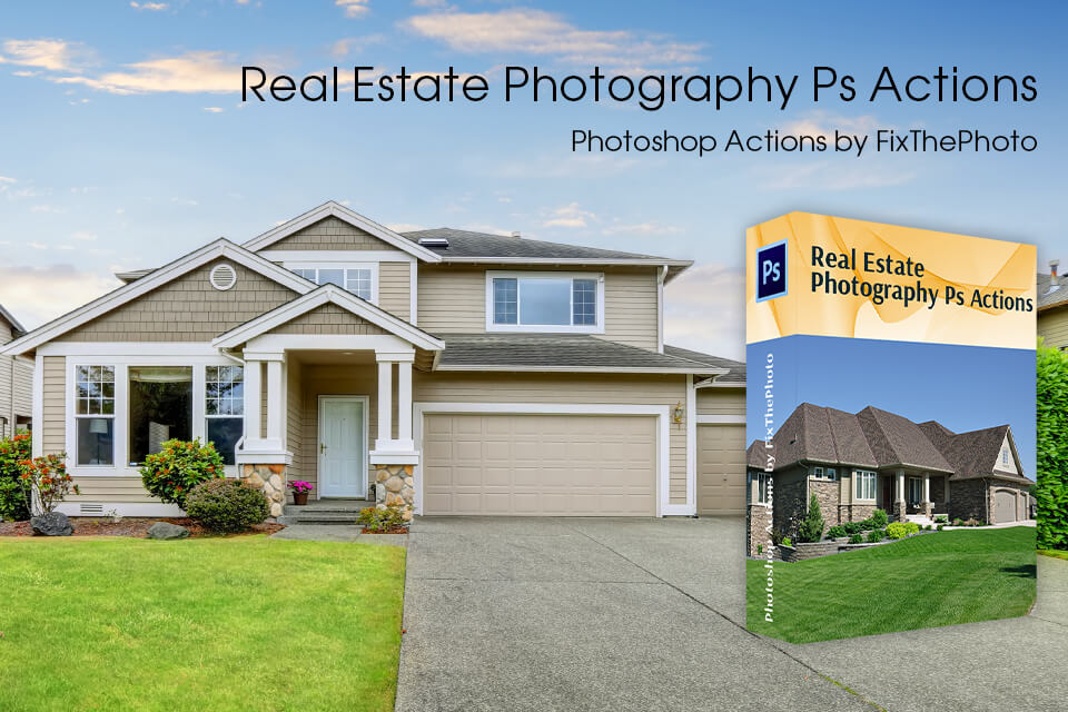 real estate photoshop actions