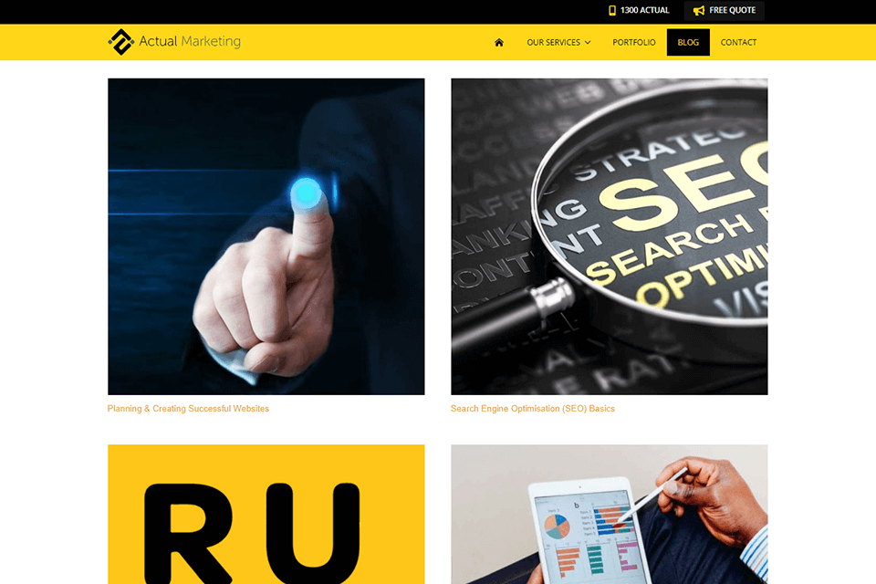 actual marketing services blog