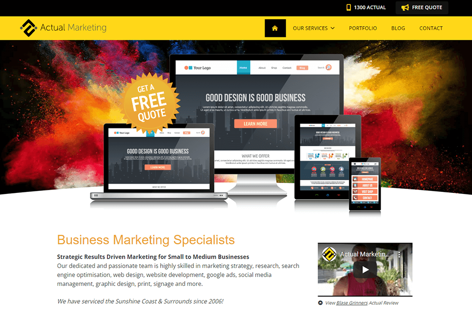 actual marketing services official site