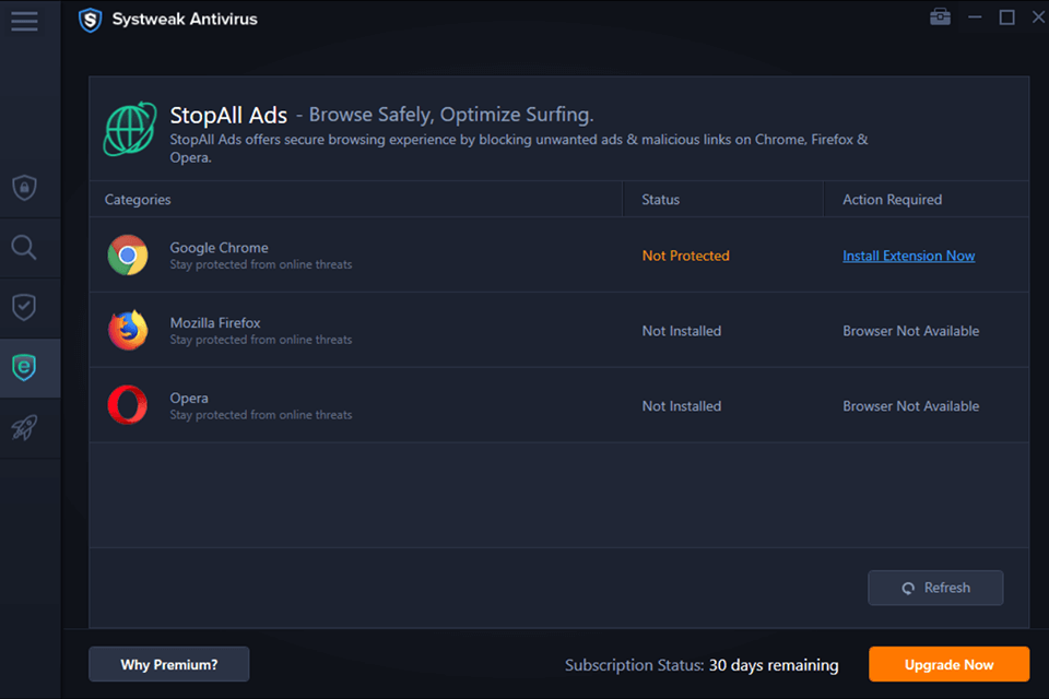 adblocker systweak antivirus review